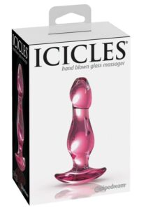 Icicles No. 73 - péniszes anál dildó (pink)
