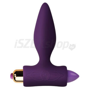 Petit Plug - anál dildó vibrátorral (lila)