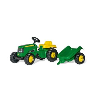 Rolly Kid John Deere pedálos traktor utánfutóval