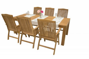 Teak kerti szerelvény 240 MONTE LAGUNA 1+6 Malajsie