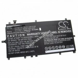 Helyettesítõ akku Asus NovaGo TP370QL típus C41N1718 3300mAh