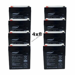Powery ólom zselés akku 12V 6Ah für APC Smart-UPS RT 10000