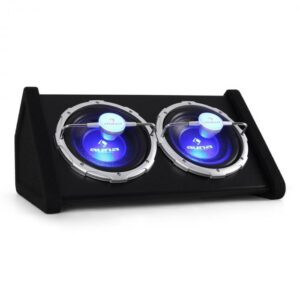 Auna Minőségi 2 x 25 cm-es dupla subwoofer 1600 W teljesítménnyel