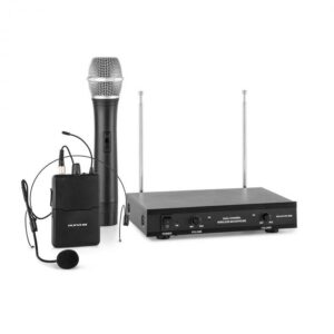 Auna Pro VHF-2-HS 2- csatorn&aacute;s VHF mikrofon k&eacute;szlet