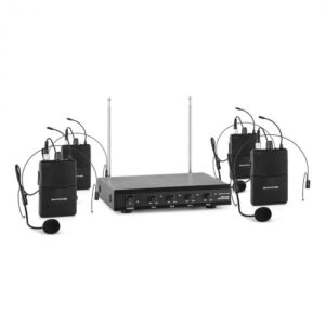 Auna Pro VHF-4-HS 4-csatornás VHF mikrofon készlet