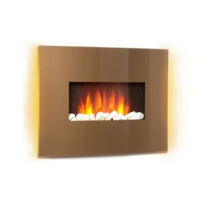 Klarstein Curved Copper L&F elektromos kandalló