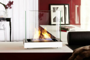 BIO kandalló szabadon sugár kialakítása Köln (TOP FLAME 551c) Radius design cologne