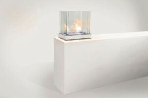 BIO kandalló szabadon sugár kialakítása Köln (TOP FLAME 551D) Radius design cologne