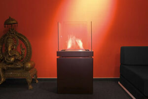 BIO kandalló szabadon sugár kialakítása Köln (SEMI FLAME 553C) Radius design cologne
