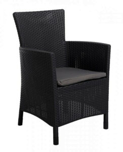 Kerti szék mesterséges rattan Havanna (antracit) DEO1