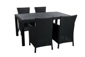 Garden sor szintetikus rattan HAVANA 1 + 4 (antracit) DEO1