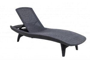 Rattan kerti szék WAVE (antracit) DEO1