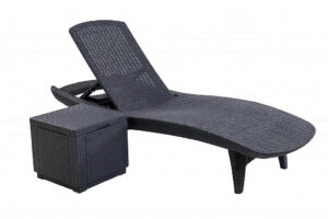 Rattan kerti szék WAVE PLUS (antracit) DEO1
