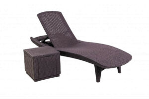 Rattan kerti szék WAVE PLUS (barna) DEO1