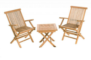Teak kerti garnitúra ELEFÁNTCSONT MINI 1 + 2 (FREE párnák) DEOKORK