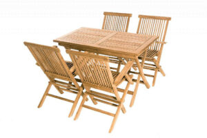 Teak kerti garnitúra IVORY II. 1 + 4 (SZABAD párnák) DEOKORK