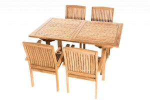 Teak kerti elrendezés TWIN 1 + 4 DEOKORK