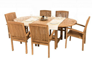 Teak kerti elrendezés OREGON 1 + 6 DEOKORK