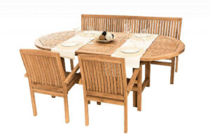 Teak kerti elrendezés OREGON 1 + 2 + 1 DEOKORK
