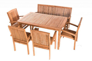 Teak kerti elrendezés HARMONY 1 + 4 + 1 DEOKORK