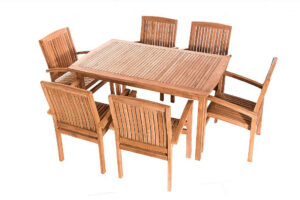 Teak kerti elrendezés HARMONY 1 + 6 DEOKORK