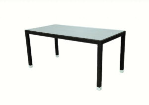 Garden rattan asztal NAPOLI 160x80 cm-es (barna) DEOKORK