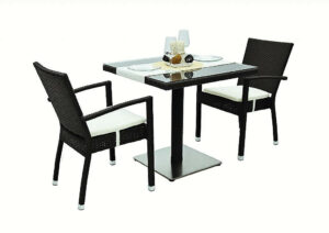 Garden rattan szerelvény GINA 1 + 2 (barna) DEOKORK