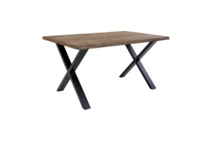 TOULON sötétbarna tölgyfa étkezőasztal 140cm