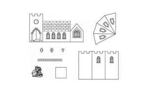 Patchwork templom (church) - 3D - Patchwork Cutters Patchwork Cutters