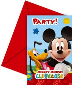 Meghívók Mickey 6 db - GoDan GoDan