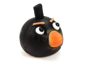 Angry Birds Black - marcipán torta figura - Frischmann Frischmann