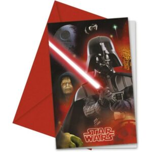 Star Wars meghívók 6 db - GoDan GoDan