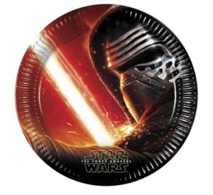 Papírtányérok STAR WARS - The Force Awaknes 23 cm - 8 db - GoDan GoDan