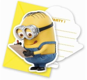 Meghívók Mimoni  - minions 6 db - GoDan GoDan