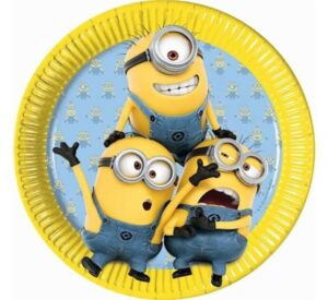 Papír tányérok Minionins 23 cm 8 db - GoDan GoDan