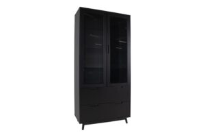 COPENHAGEN fekete mdf vitrin