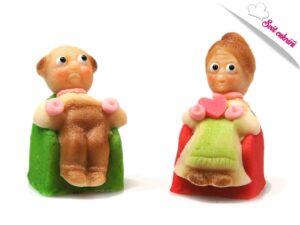 Nagymama és nagyapa - marcipán torta figura - Frischmann Frischmann