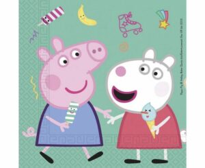 Papírszalvéták malacka malacka Pepa - Peppa Pig - 33x33 cm