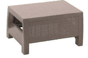 CORFU rattan kerti asztal (cappuccino) DEO1