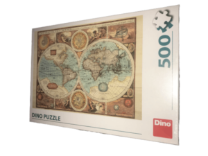Puzzle 500 db - Világtérkép 1626-ból