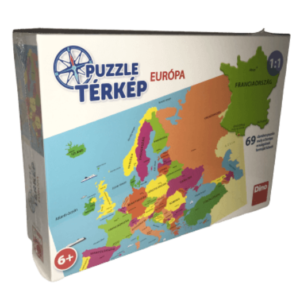 Európa térkép magyarul 48 darabos puzzle
