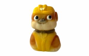 Mancs őrjárat - Paw Patrol Rubble (sárga) - marcipán figura - Frischmann Frischmann