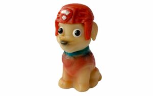 Mancs őrjárat -Paw Patrol Zuma (narancssárga-piros) - marcipán figura - Frischmann Frischmann