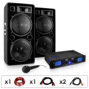 Electronic-Star DJ PA szett "DJ-26" erősítő