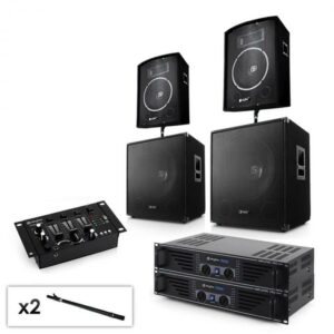 Electronic-Star 2.2 PA rendszer készlet 2 x erősítővel