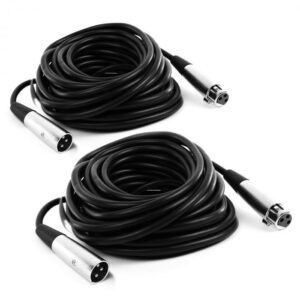 2x FrontStage XLR-kábel male female-re