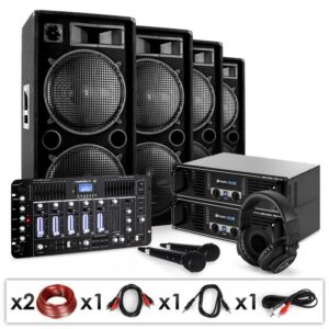 Electronic-Star DJ PA szett "Bass First Pro Bluetooth"