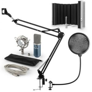 Auna auna MIC-900BL USB mikrofon szett V5 kondenzátoros mikrofon