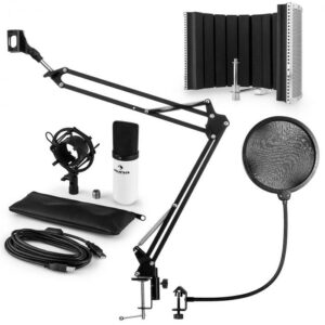 Auna auna MIC-900WH USB mikrofon szett V5 kondenzátoros mikrofon