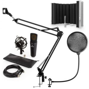 Auna auna MIC-920B USB mikrofon szett V5 kondenzátoros mikrofon